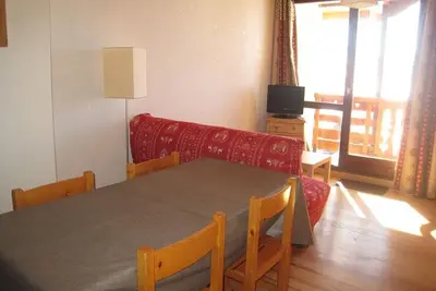 Image de Appartement cosy 5 pers avec balcon sud à l’Alpe d’Huez, skis aux pieds
