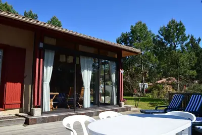 Image de Nice house with garden near the golf course and beaches in Moliets.