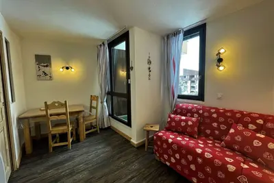 Image de Studio cosy pour 2 pers, Les Menuires - Ski aux pieds, balcon, proche commerces