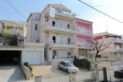 Image de Appartement de deux chambres avec le balcon et la vue sur le mer Podstrana, Split (A-10348-b)