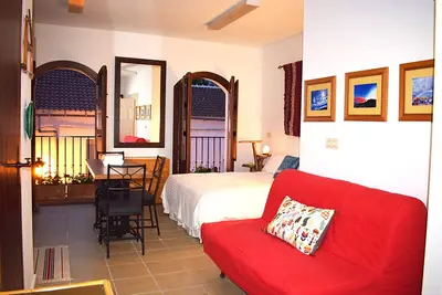 Image de Jardin sur le toit avec jacuzzi privé et vue