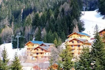 Image de Wifi, à 100m des pistes de ski, 2ème étage, vue montagne, balcon, télévision, casier à ski, 36m²