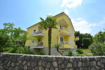 Appartement de vacances Malinska pour 1 - 4 personnes avec 1 chambre à coucher - Appartement de vaca