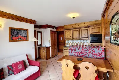Image de Les Alpages de Reberty: Superbe 3 Pièces 37m², 2 Chambres, 6 Pers, Piscine, Spa, Hammam, Saunas