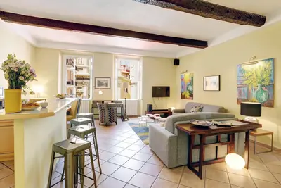 Image de Charmant Apt Provencal, 6 Pers, Clim, Vx-Nice \/ Charming Provencal Apt, A\/C, 6g