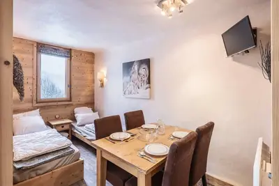 Image de Studio confortable, casier à ski, proche pistes, Méribel