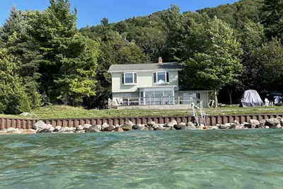 Image de Maison du lac Michigan avec vue sur le front de mer et Ă couper le souffle Nouvelle Liste