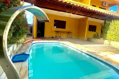 Image de Duplex meublé à 1 pâté de maisons de la plage Carapibus Jacumã jusqu'à 18 personnes Wifi