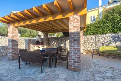 Image de Appartement de vacances Dobrinj pour 1 - 3 personnes avec 1 chambre à coucher - Appartement de vacan