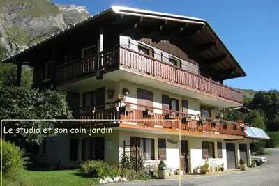 Image de Studio dans chalet, belle vue, calme, Col des Aravis - 2 Pers