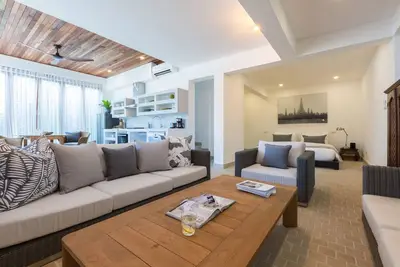 Image de Papaya Studio, 1br, 1 Ba, 3 invités, 5 'en voiture de la plage de Chaweng et du centre-ville