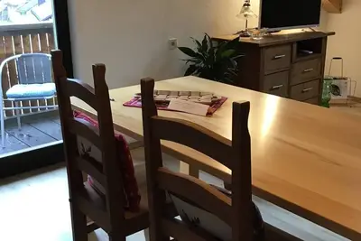 Image de Maison de vacances confortable (60 m2) dans la forĂŞt bavaroise avec balcon panoramique