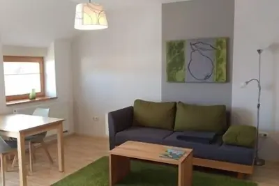Image de Appartement confortable de 50 m² avec balcon, parking gratuit et connexion Wi-Fi; Buffet petit-déjeuner, cuisine entièrement équipée