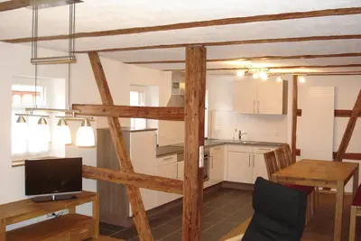 Image de GemĂĽtliche 72qm Ferienwohnung mit Terrasse; kostenfeies Parken und Wlan