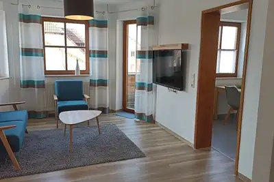 Image de Appartement confortable de 50 m² avec balcon, parking gratuit et connexion Wi-Fi, petit-déjeuner buffet et cuisine entièrement équipée