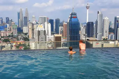 Image de 2r apt près du centre ville Klcc avec piscine à débordement