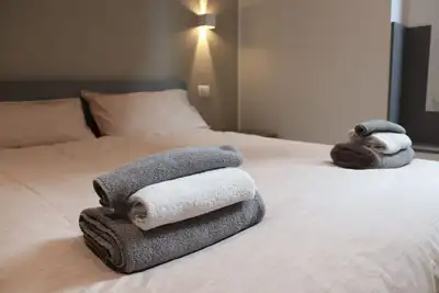 Image de Appartement avec wifi (fibre 1000), lit et canapé convertible à 2 pas du centre