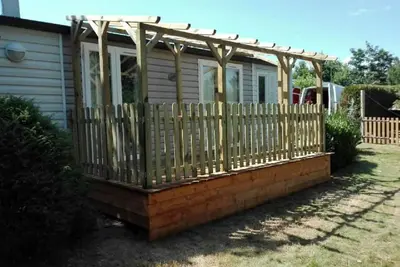 Image de Logement mobile en pleine campagne tout confort.