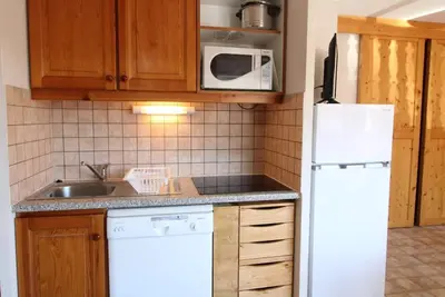 Image de 1er étage, balcon, télévision, casier à ski, 46m², Aussois