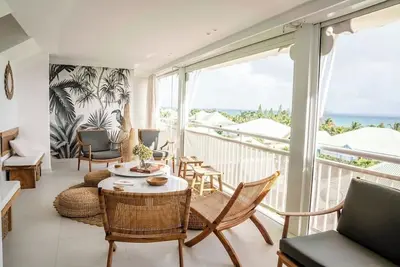 Toucan - Appartement vue mer, plage et piscine