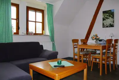 Image de Appartement confortable de 55 m² avec cuisine entièrement équipée, animaux acceptés sur demande