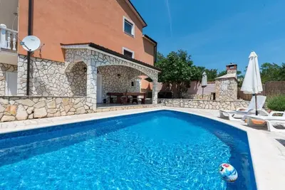 Image de Maison de vacances Labin pour 1 - 9 personnes avec 4 chambres à coucher - Maison de vacances