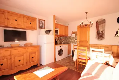 Image de Les Saisies - Beau 2 pièces cabine, 6 pers. , balcon, Tv, piscine, parking