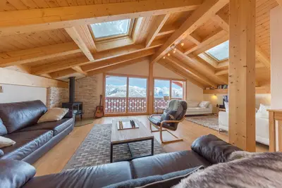Image de Chalet Nid Blanc wood burning hottub