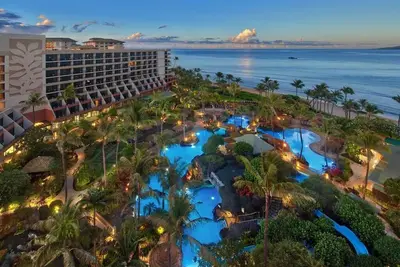 Image de Magnifique complexe en bord de mer! 2 lits / 3 salles de bain. Marriott Maui Ocean Club