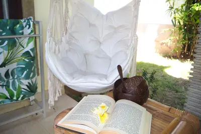 Image de Maison verte CoCo avec vue sur le jardin, à 1min à pied de la plage