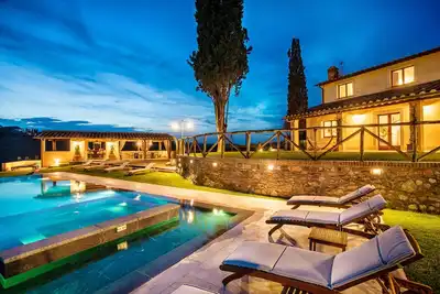 Villa Sarah Villa De Luxe À San Gimignano, 5 chambres avec salle de bains