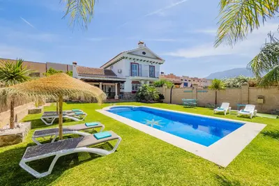 Cubo's Villa La Quinta / piscine privée / climatisation / barbecue / Wi-Fi gratuit