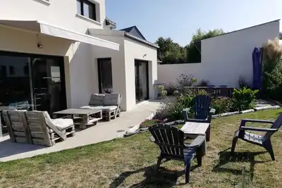Image de Maison récente très bien équipée, 200 m de la mer, 10 couchages