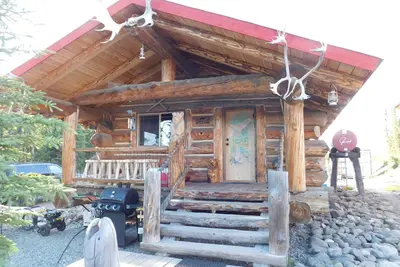 Image de Cabanes d'ours en bois de l'Alaska - Cabines des mineurs