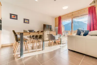 Image de Luxueux 3 pièces avec balcon et WiFi au pied des pistes