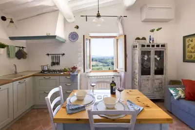 Image de City / Village Apartment à San Gimignano avec 1 chambres à coucher, 4 couchages