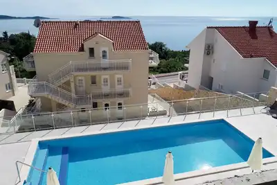 Villa Samba - Chambre Double avec Balcon et Vue sur la Mer