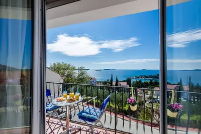 Apartments Knego - Appartement 1 Chambre Confort avec Balcon et Vue sur la Mer