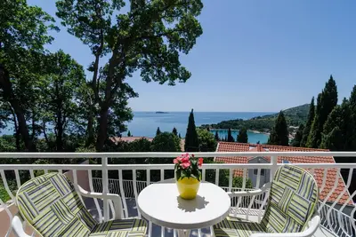 Apartments Marmo - Appartement 1 chambre avec balcon et vue sur la mer (Apartman 1)