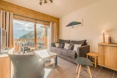 Image de Appartement 4* au pied des pistes avec balcon, WiFi, et services hôteliers