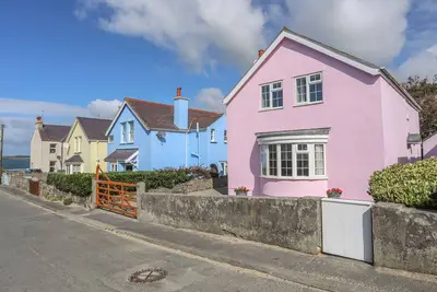 Image de La maison rose, Rhosneigr