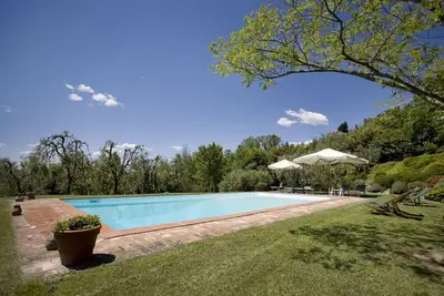 Maison de vacances privée avec Wifi, piscine privée, climatisation, Tv, patio, vue panoramique