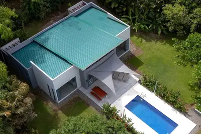Image de Lilan Nature, Maison Moderne N ° 1 avec piscine privée, A \/ C et Wifi