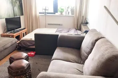 Image de Jolie studio spacieux sur Warnerville avec cuisine aménagée.