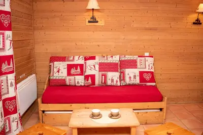 Image de Appartement 3 Pièces avec Balcon, Résidence Les Chalets de Praroustan, Pra Loup 1500
