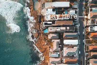 Image de Le coin. En face de la plage de Bondi.
