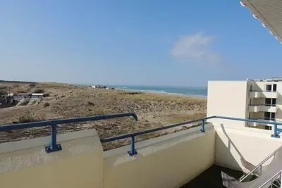 Image de Appartement 6 pers, vue mer, résidence Bleu Marine avec piscine à Lacanau océan
