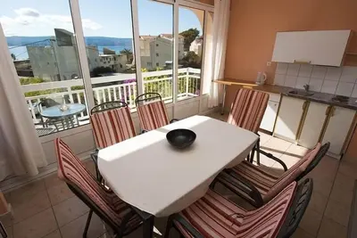 Image de Appartement dans Duće avec vue mer, Balcon, Climatisation, Wifi (4172-1)