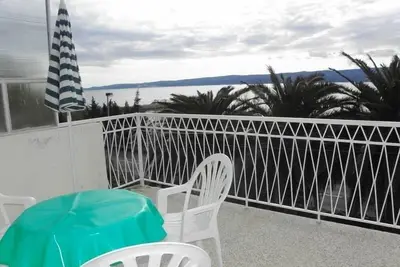 Appartement dans Duće avec vue mer, terrasse, Climatisation, Wifi (4166-4)