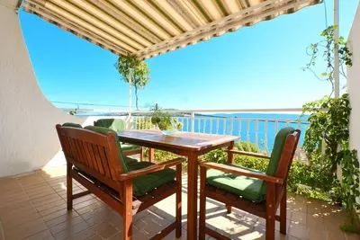 Appartement dans Seget Vranjica avec vue mer, Balcon, Climatisation, Wifi (91-3)